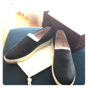 Taryn Rose Leather Slip Ons